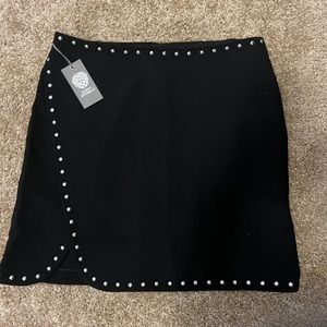 Black studded skirt